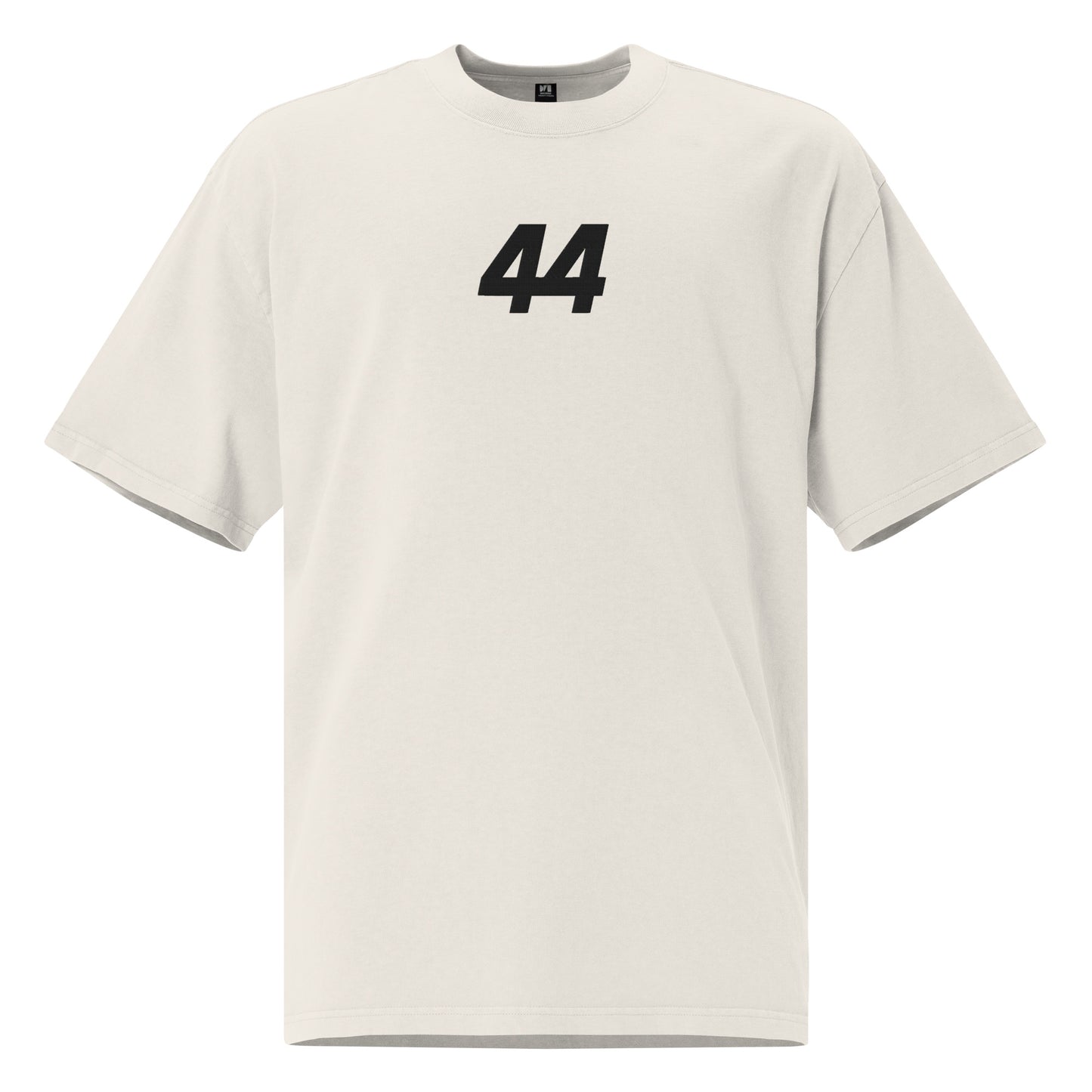 Oversized Faded T-shirt with 44 Logo