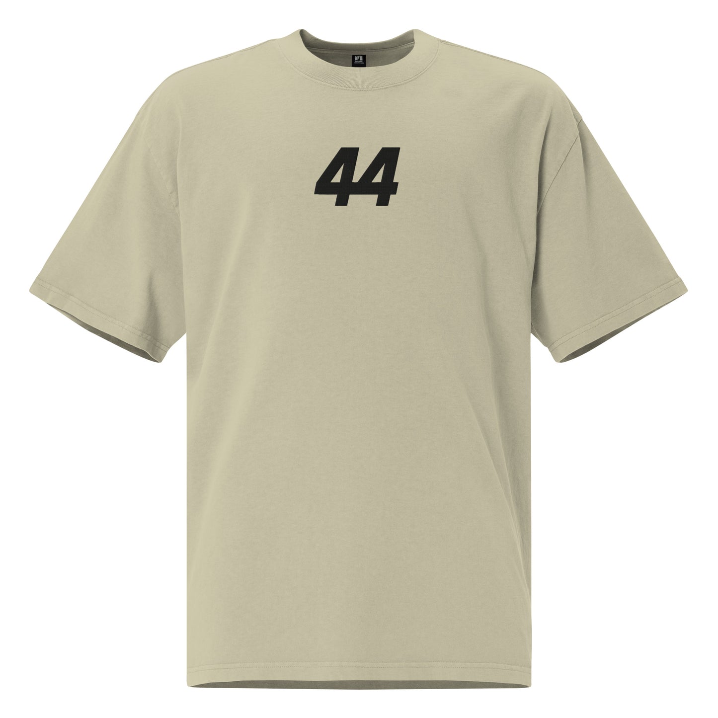 Oversized Faded T-shirt with 44 Logo