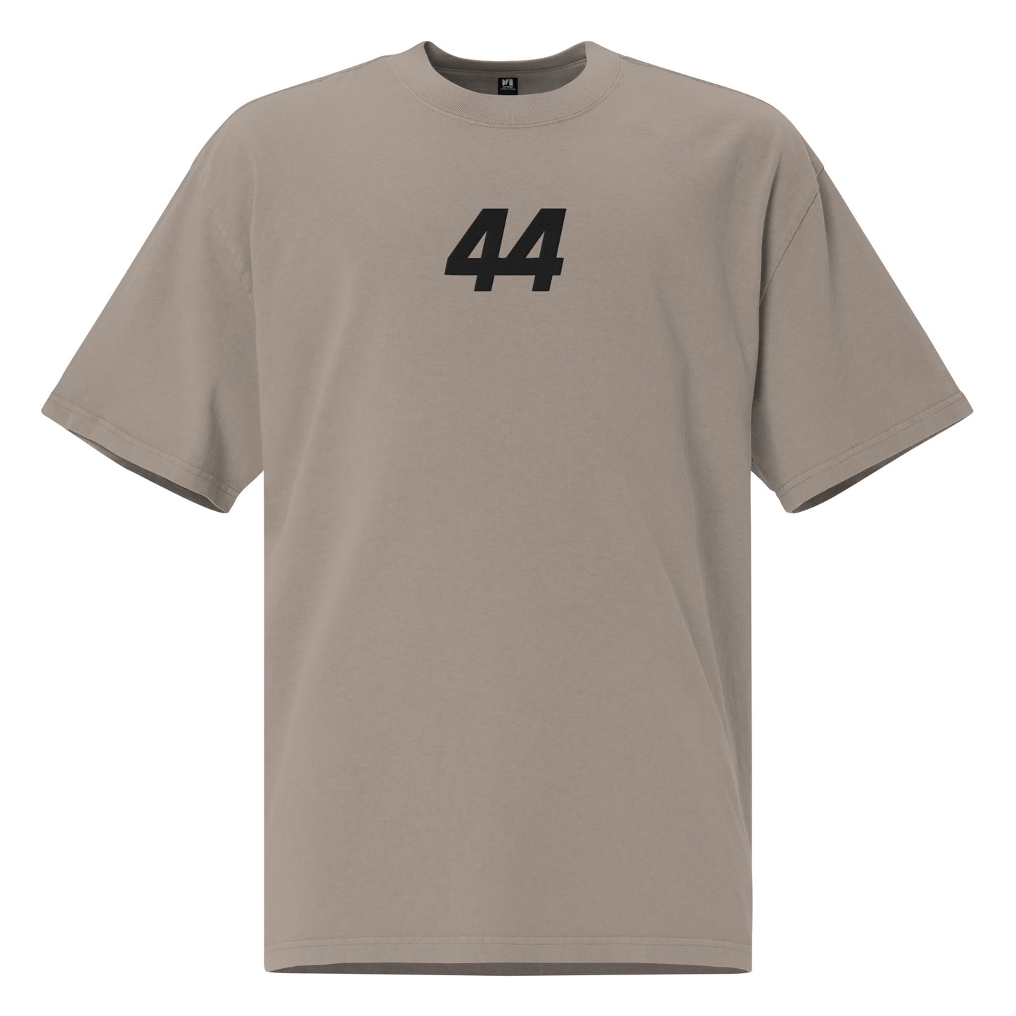 Oversized Faded T-shirt with 44 Logo